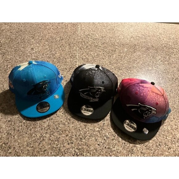 NFL - Carolina Panthers New Era SnapBack Hats Bundle Size Adjustable - Picture 3 of 10